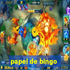 papel de bingo